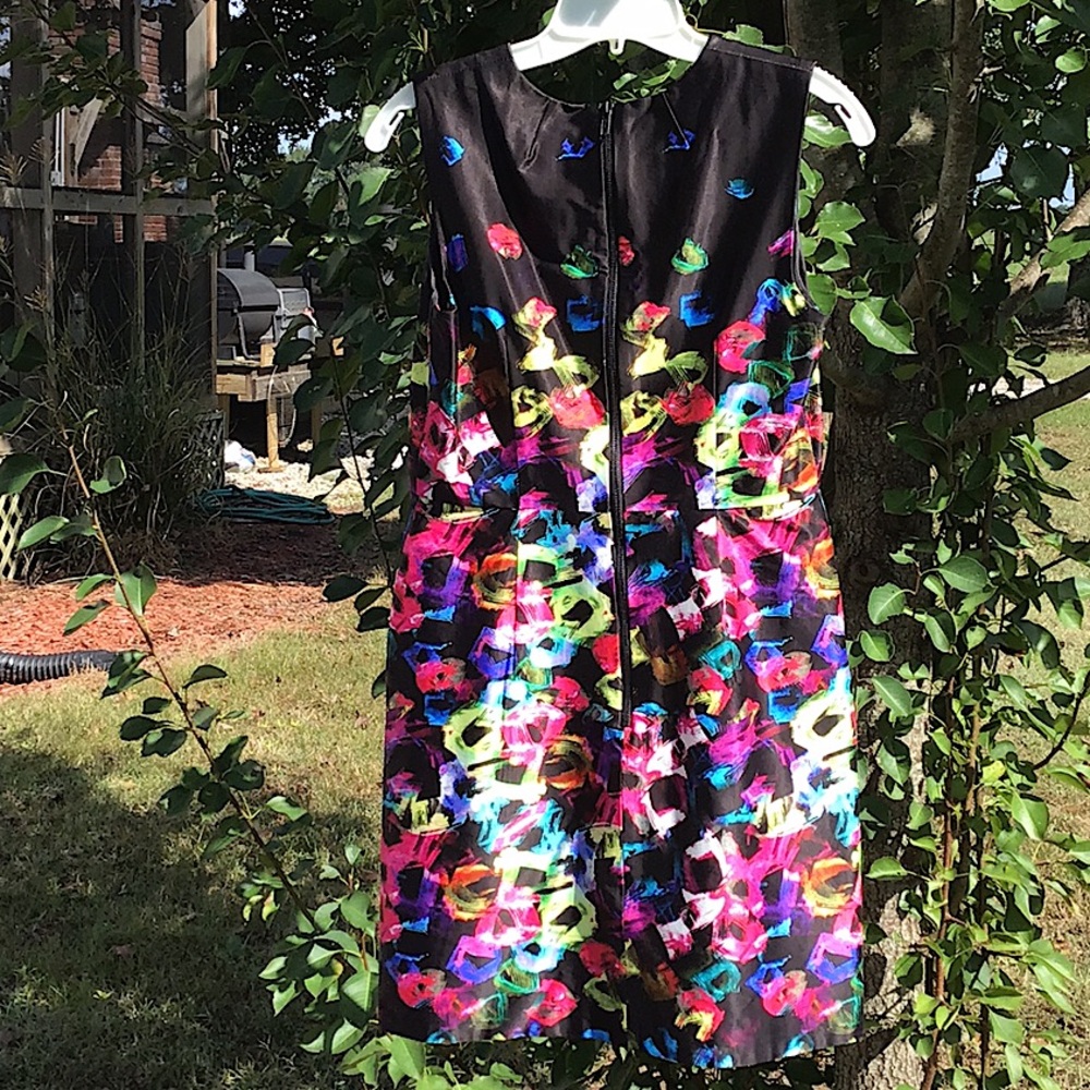 Millly Graffiti Black Abstract Multi Colored Flow… - image 2